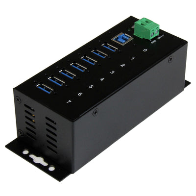 STARTECH interface hub USB 3.2 Gen 1 (3.1 Gen 1) Type-B 5000 Mbit/s Black (ST7300USBME) - Cartouches Certifiees