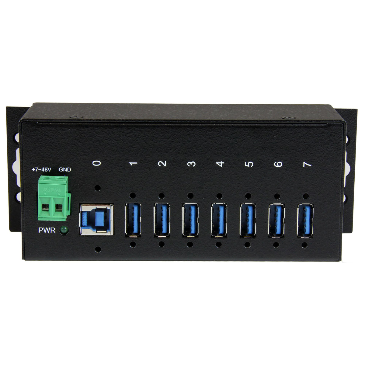 STARTECH interface hub USB 3.2 Gen 1 (3.1 Gen 1) Type-B 5000 Mbit/s Black (ST7300USBME) - Cartouches Certifiees