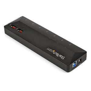 STARTECH interface hub USB 3.2 Gen 1 (3.1 Gen 1) Type-B 5000 Mbit/s Black (ST93007U2C) - Cartouches Certifiees