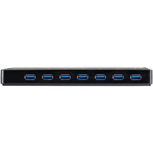 STARTECH interface hub USB 3.2 Gen 1 (3.1 Gen 1) Type-B 5000 Mbit/s Black (ST93007U2C) - Cartouches Certifiees