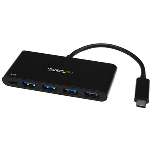 STARTECH interface hub USB 3.2 Gen 1 (3.1 Gen 1) Type-C 5000 Mbit/s Black (HB30C4AFPD) - Cartouches Certifiees