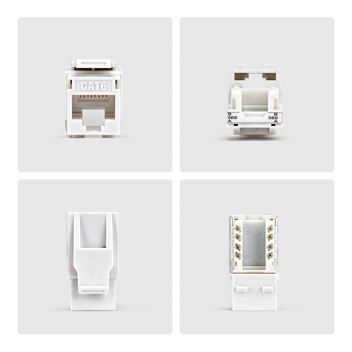 STARTECH keystone module (C6KEY110WHE24PK) - Cartouches Certifiees