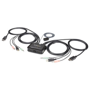 STARTECH KVM switch Black (SV211DPUA4K) - Cartouches Certifiees