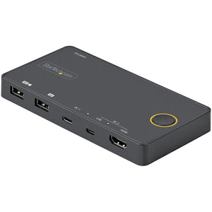 STARTECH KVM switch Black (SV221HUC4K) - Cartouches Certifiees