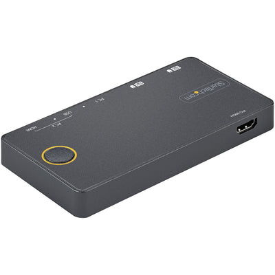 STARTECH KVM switch Black (SV221HUC4K) - Cartouches Certifiees