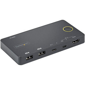 STARTECH KVM switch Black (SV221HUC4K) - Cartouches Certifiees
