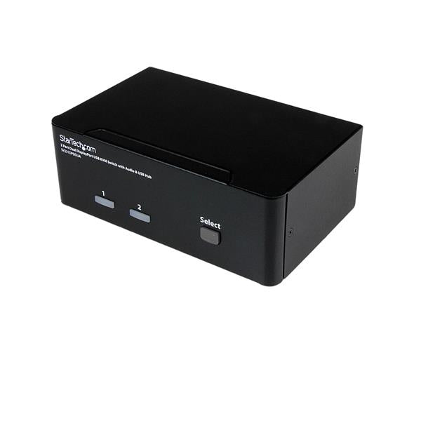 STARTECH KVM switch Black (SV231DPDDUA) - Cartouches Certifiees