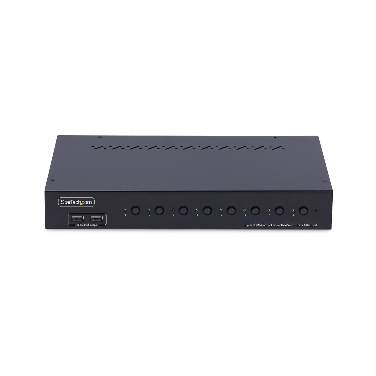STARTECH KVM switch Rack mounting Black (R8AH202-KVM-SWITCH) - Cartouches Certifiees