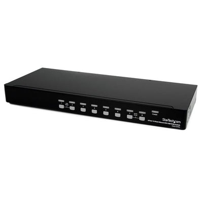 STARTECH KVM switch Rack mounting Black (SV831DVIU) - Cartouches Certifiees