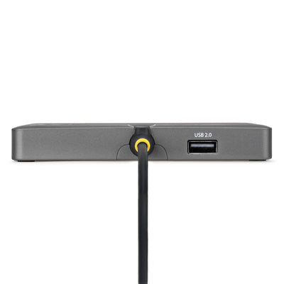 STARTECH laptop dock/port replicator Wired USB 3.2 Gen 1 (3.1 Gen 1) Type-C Grey (QUAD-USB-DP-ADAPT) - Cartouches Certifiees