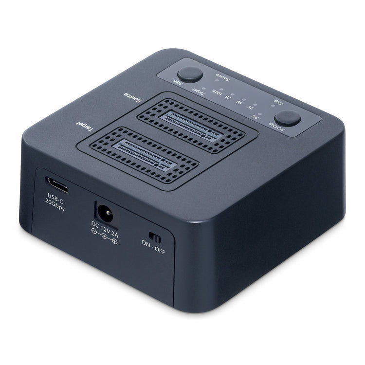 STARTECH media duplicator HDD/SSD duplicator Black 1 copies (M2-HDD-DUPLICATOR-N1) - Cartouches Certifiees