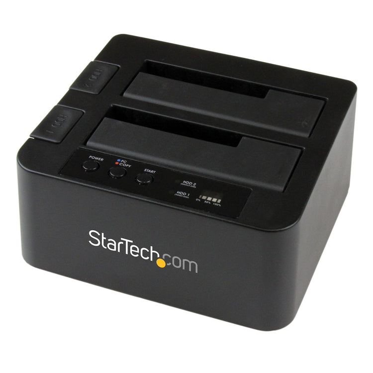 STARTECH media duplicator HDD/SSD duplicator Black 1 copies (SDOCK2U33RE) - Cartouches Certifiees