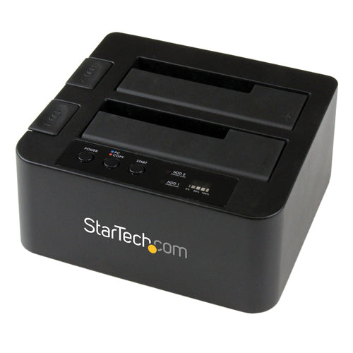 STARTECH media duplicator HDD/SSD duplicator Black 1 copies (SDOCK2U33RE) - Cartouches Certifiees