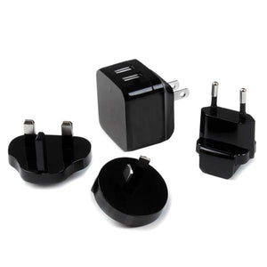 STARTECH mobile device charger Mobile phone, Smartphone, Tablet Black AC Indoor (USB2PACBK) - Cartouches Certifiees