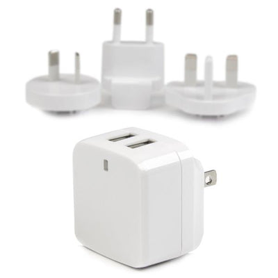 STARTECH mobile device charger Smartphone, Tablet White AC Indoor (USB2PACWH) - Cartouches Certifiees