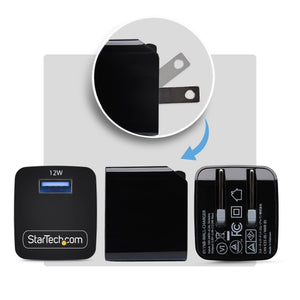 STARTECH mobile device charger Universal Black AC Indoor (011NB-WALL-CHARGER) - Cartouches Certifiees