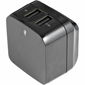 STARTECH mobile device charger Universal Black AC Indoor (USB2PACUBK) - Cartouches Certifiees