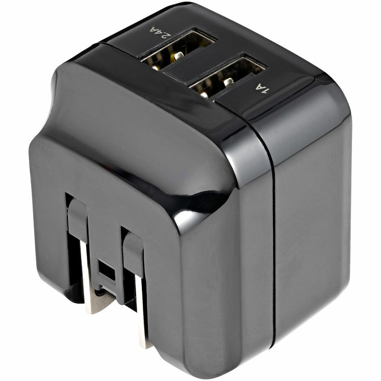 STARTECH mobile device charger Universal Black AC Indoor (USB2PACUBK) - Cartouches Certifiees