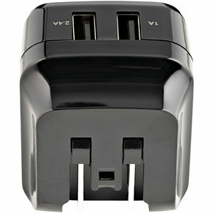 STARTECH mobile device charger Universal Black AC Indoor (USB2PACUBK) - Cartouches Certifiees