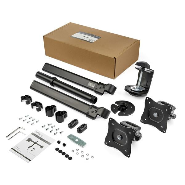 STARTECH monitor mount / stand 68,6 cm (27") Desk Black (ARMBARDUOG) - Cartouches Certifiees