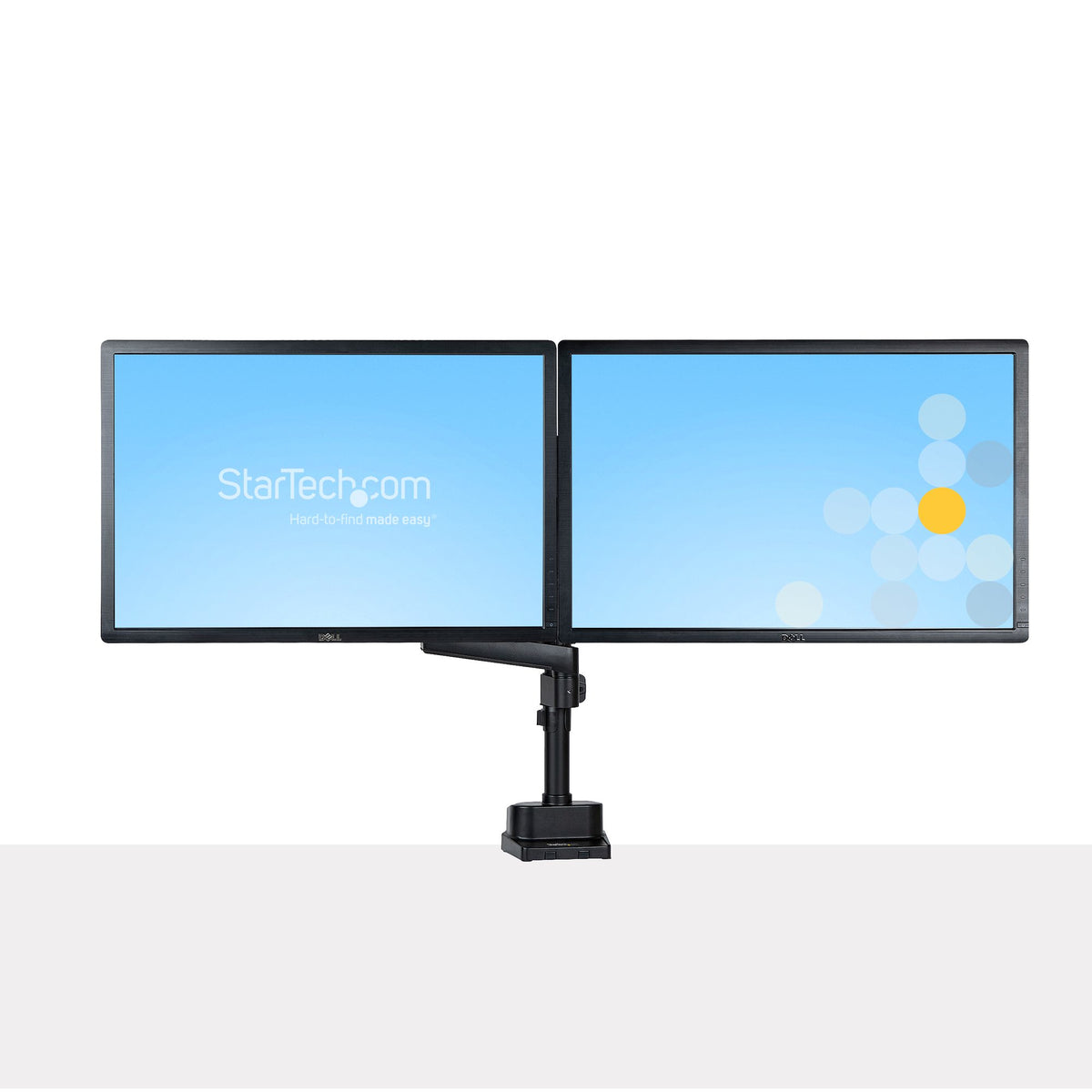 STARTECH monitor mount / stand 81,3 cm (32") Desk Black (ARMDUALPIVOT) - Cartouches Certifiees