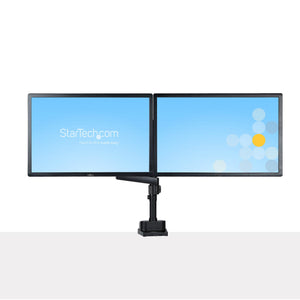 STARTECH monitor mount / stand 81,3 cm (32") Desk Black (ARMDUALPIVOT) - Cartouches Certifiees