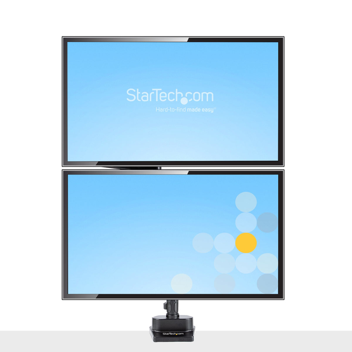 STARTECH monitor mount / stand 81,3 cm (32") Desk Black (ARMDUALPIVOT) - Cartouches Certifiees