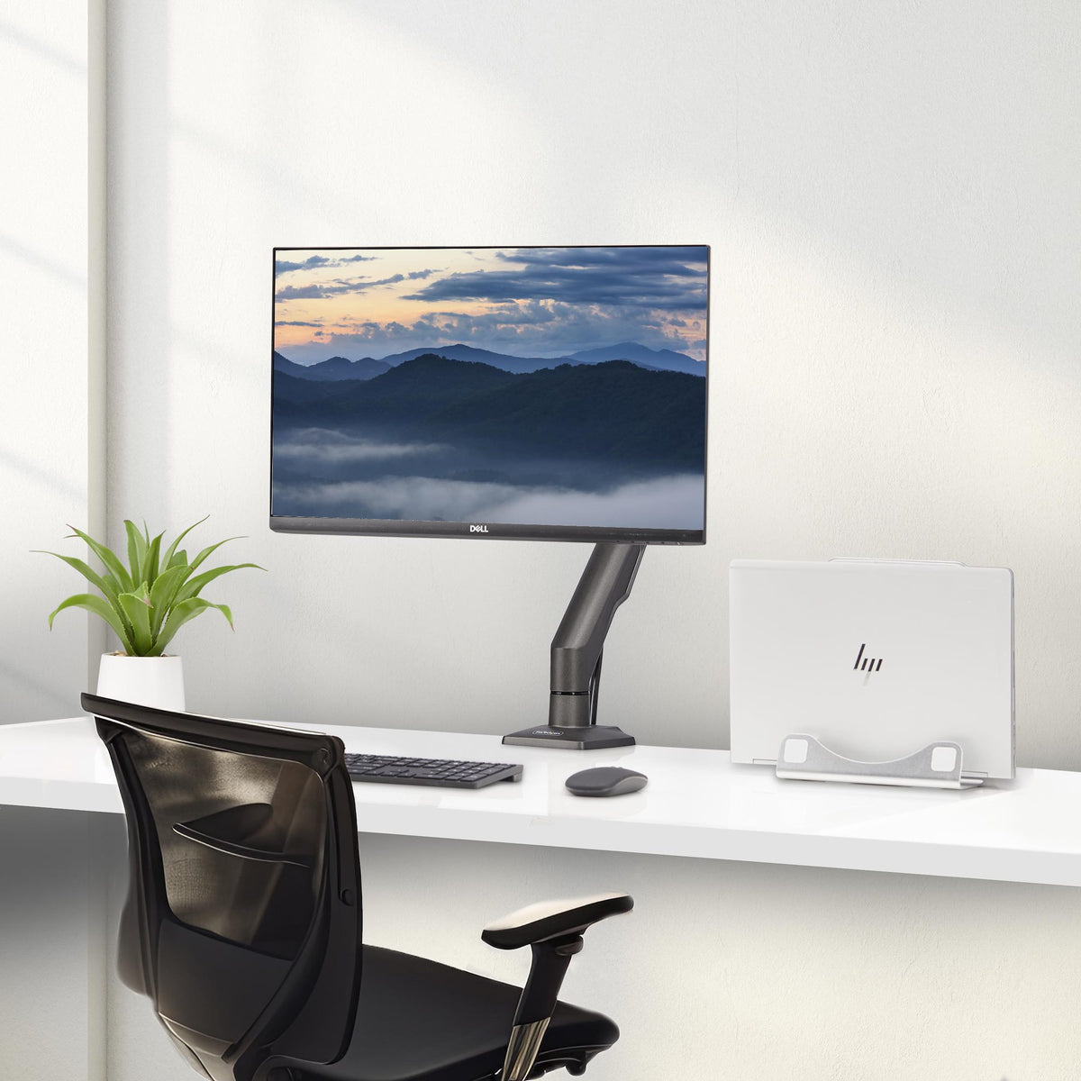 STARTECH monitor mount / stand 81,3 cm (32") Desk Black (H1M1AG2-MONITOR-ARM) - Cartouches Certifiees