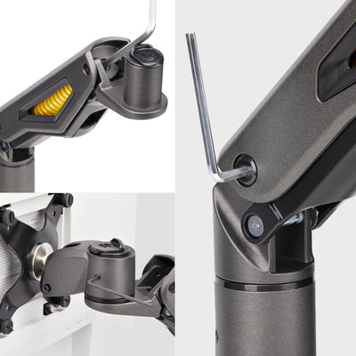 STARTECH monitor mount / stand 81,3 cm (32") Desk Black (H1M1AG2-MONITOR-ARM) - Cartouches Certifiees