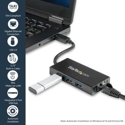 STARTECH network card Ethernet 5000 Mbit/s (ST3300GU3B) - Cartouches Certifiees