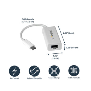 STARTECH network card Ethernet 5000 Mbit/s (US1GC30W) - Cartouches Certifiees