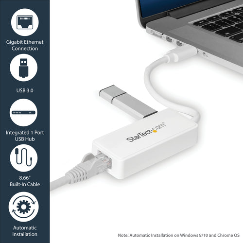STARTECH network card USB 5000 Mbit/s (USB31000SPTW) - Cartouches Certifiees
