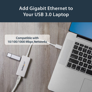 STARTECH network card USB 5000 Mbit/s (USB31000SPTW) - Cartouches Certifiees