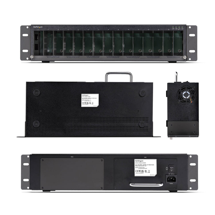 STARTECH network equipment chassis Black (MCM15-MEDIA-CHASSIS) - Cartouches Certifiees