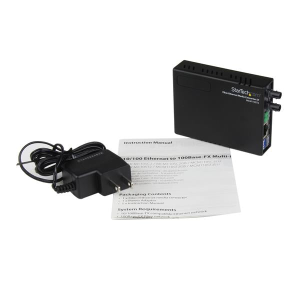 STARTECH network media converter 100 Mbit/s 1310 nm (MCM110ST2) - Cartouches Certifiees