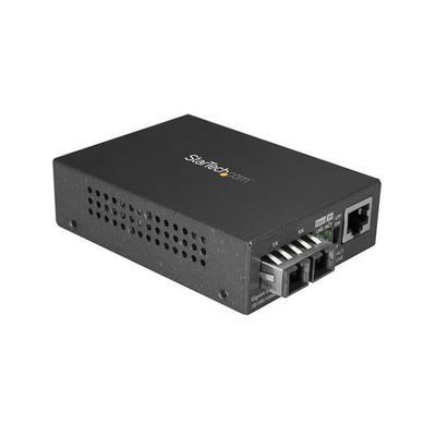 STARTECH network media converter 1000 Mbit/s 1310 nm Single-mode Black (MCMGBSCSM10) - Cartouches Certifiees