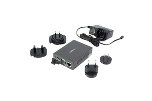 STARTECH network media converter 1000 Mbit/s 1310 nm Single-mode Black (MCMGBSCSM10) - Cartouches Certifiees