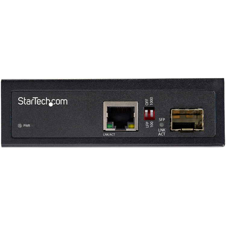 STARTECH network media converter 1000 Mbit/s Multi-mode, Single-mode Black (IMC1GSFP) - Cartouches Certifiees