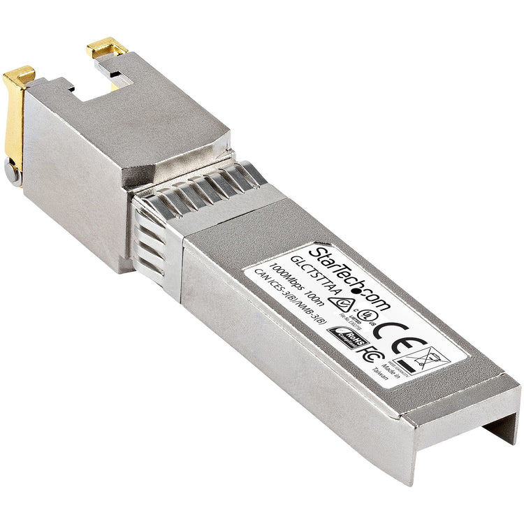 STARTECH network transceiver module Copper 1000 Mbit/s SFP (GLCTSTTAA) - Cartouches Certifiees