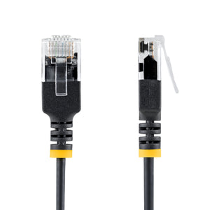 STARTECH networking cable Black 0,3 m Cat6a U/UTP (UTP) Round (N6APATUTP34BKS-1FT) - Cartouches Certifiees