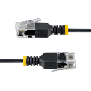 STARTECH networking cable Black 0,9 m Cat6a U/UTP (UTP) Round (N6APATUTP34BKS-3FT) - Cartouches Certifiees