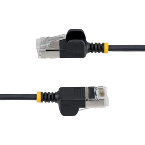 STARTECH networking cable Black 0,915 m Cat6a U/FTP (STP) Round (N6APATSTP34BKS-3FT) - Cartouches Certifiees