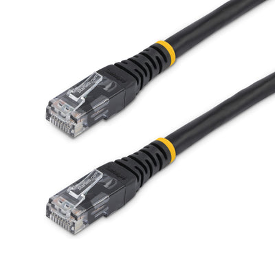 STARTECH networking cable Black 10,67 m Cat6 U/UTP (UTP) (C6PATCH35BK) - Cartouches Certifiees