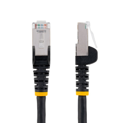 STARTECH networking cable Black 2,1 m S/FTP (S-STP) Round (NLBK-7F-CAT6A-PATCH) - Cartouches Certifiees