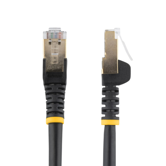 STARTECH networking cable Black 6,1 m Cat6a U/UTP (UTP) (C6ASPAT20BK)