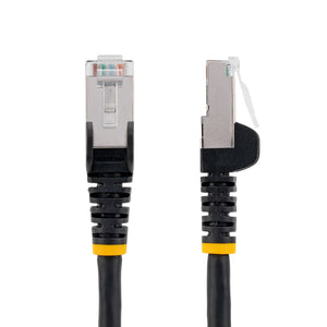 STARTECH networking cable Black 6,1 m S/FTP (S-STP) Round (NLBK-20F-CAT6A-PATCH) - Cartouches Certifiees