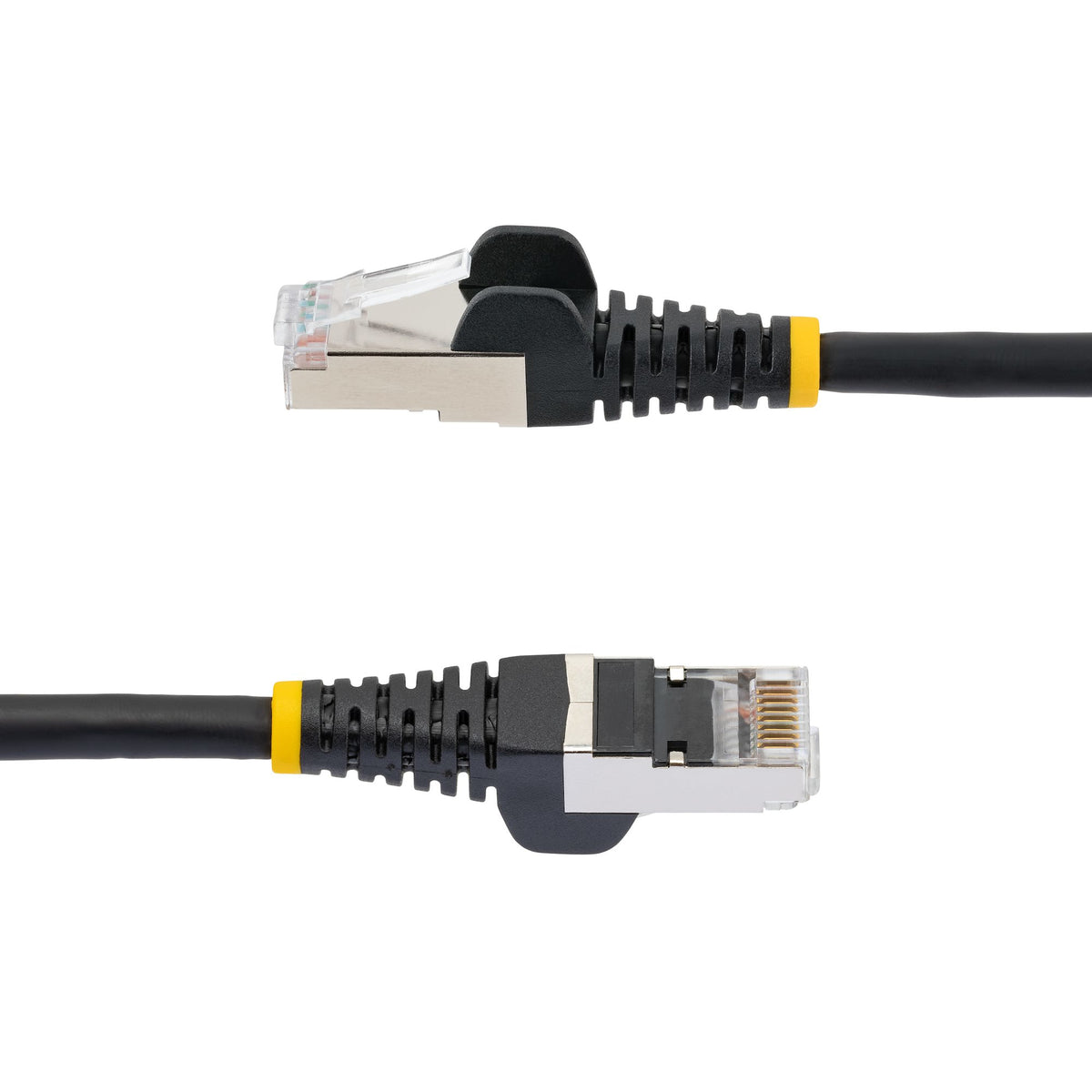 STARTECH networking cable Black 6,1 m S/FTP (S-STP) Round (NLBK-20F-CAT6A-PATCH) - Cartouches Certifiees