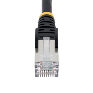 STARTECH networking cable Black 6,1 m S/FTP (S-STP) Round (NLBK-20F-CAT6A-PATCH) - Cartouches Certifiees