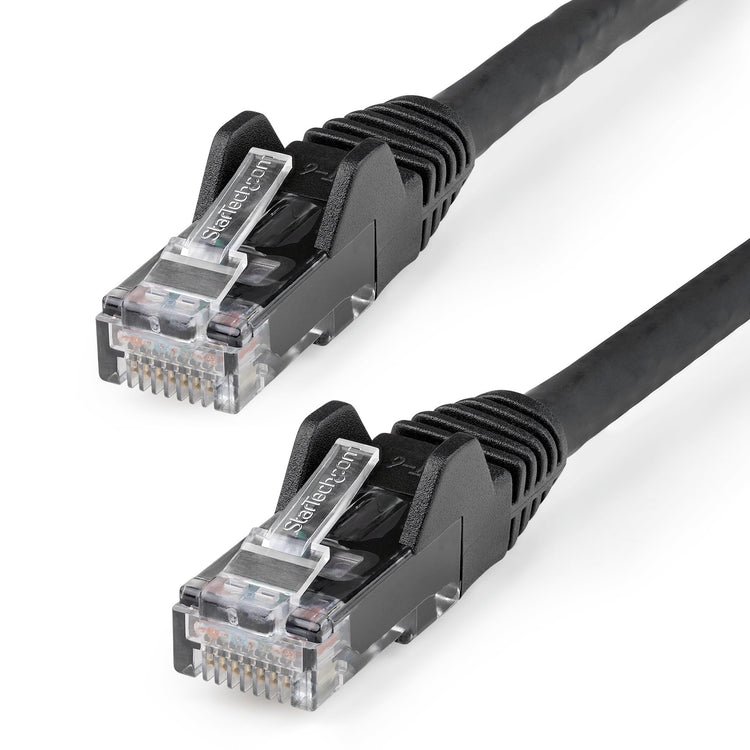 STARTECH networking cable Black 7,6 m Cat6 U/UTP (UTP) (N6LPATCH25BK) - Cartouches Certifiees