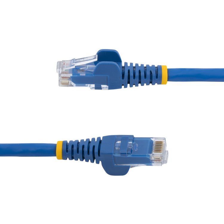 STARTECH networking cable Blue 0,15 m Cat6 U/UTP (UTP) Round (N6LPATCH6INBL) - Cartouches Certifiees